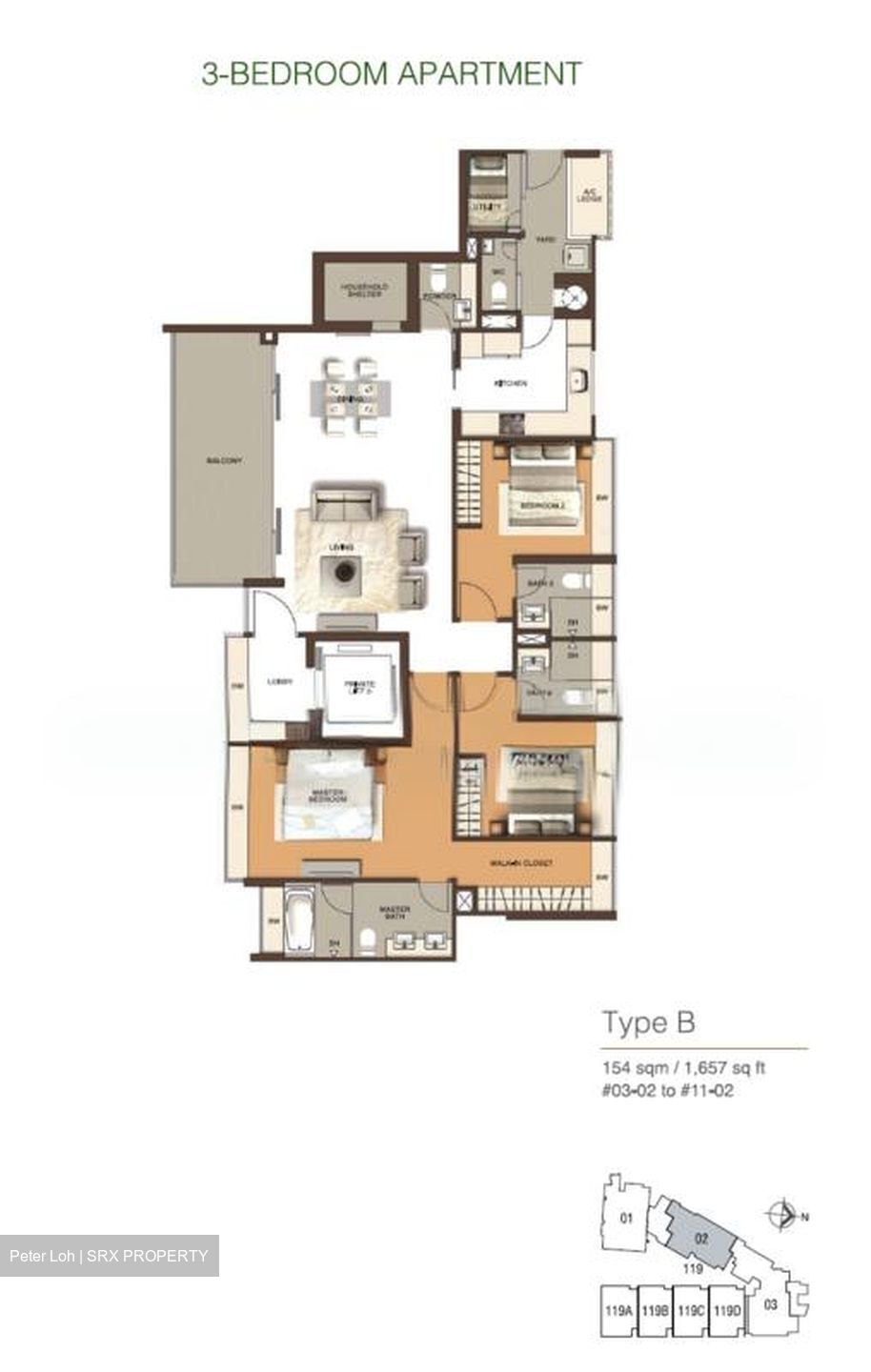 RESIDENCES AT EMERALD HILL (D9), Apartment #597106201